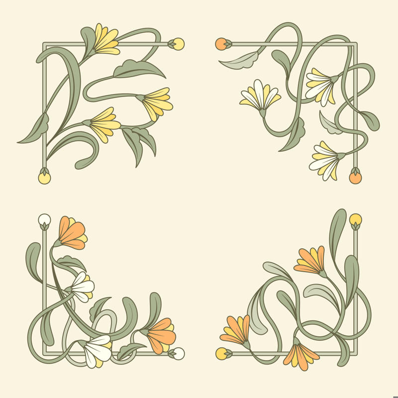 Motif Art Nouveau