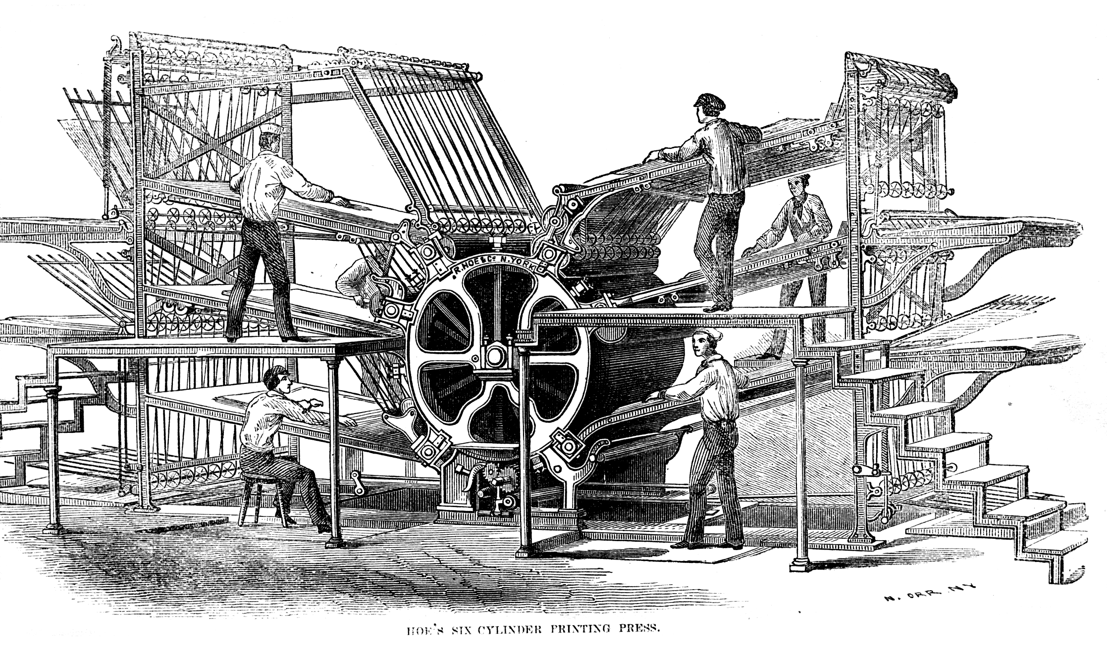 Rotary printing press