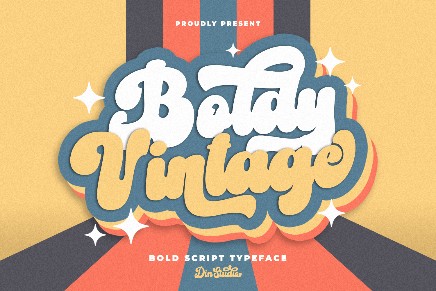 vintage retro font