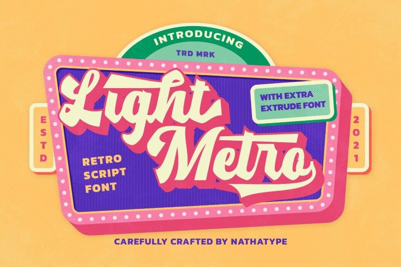 best retro poster fonts