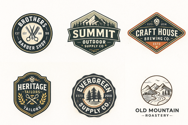 vintage logo styles