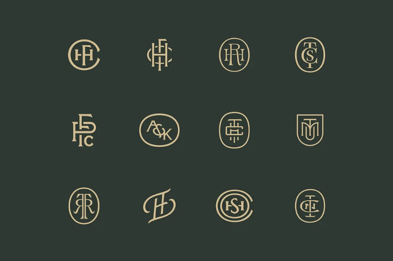 modern vintage logo