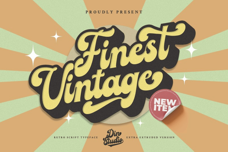 modern vintage logo