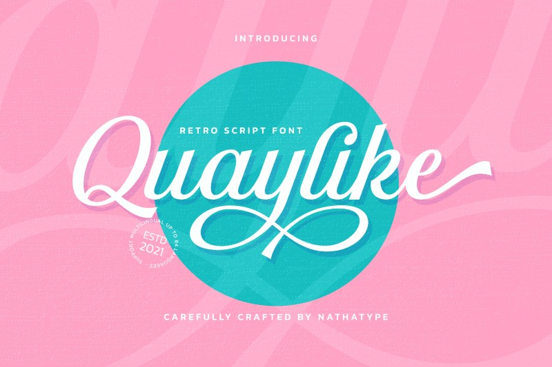 calligraphic vintage fonts
