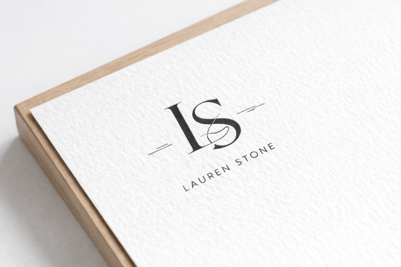 modern vintage monogram logos