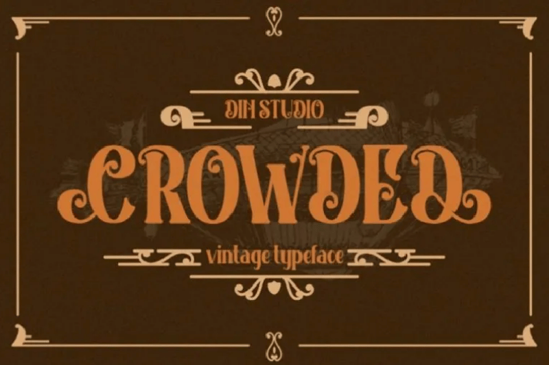 decorative vintage fonts