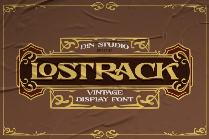 decorative vintage fonts