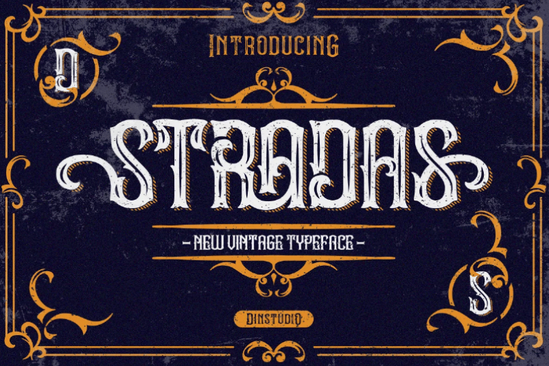 decorative vintage fonts